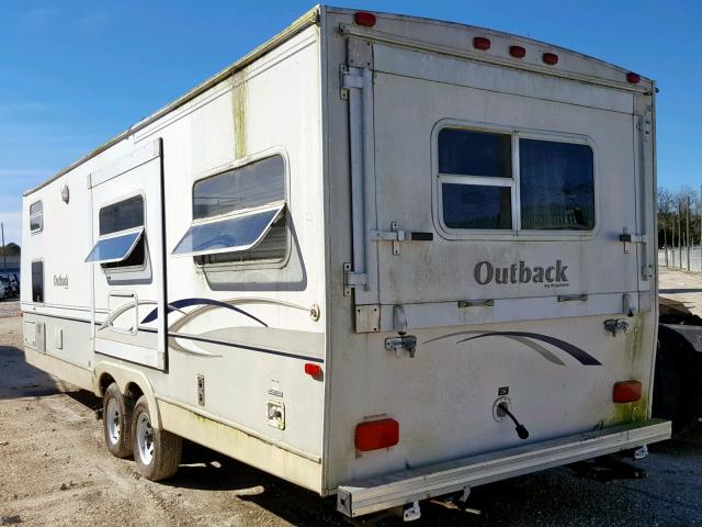 4YDT28R245G912040 - 2005 KEYSTONE OUTBACK WHITE photo 3