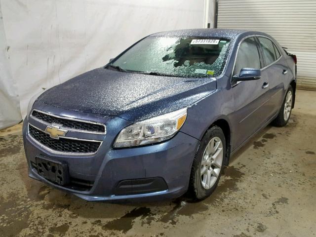 1G11C5SAXDF297143 - 2013 CHEVROLET MALIBU 1LT BLUE photo 2