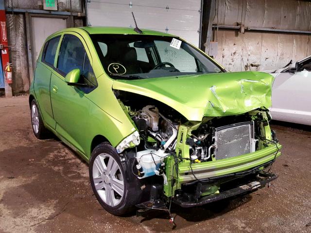 KL8CD6S94EC559629 - 2014 CHEVROLET SPARK 1LT GREEN photo 1