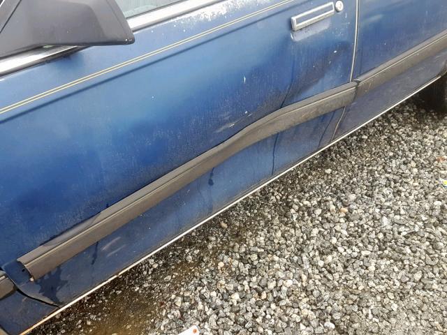 1G3AJ54N0M6310429 - 1991 OLDSMOBILE CUTLASS CI BLUE photo 9