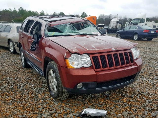 1J8GS48K68C236645 - 2008 JEEP GRAND CHER MAROON photo 1