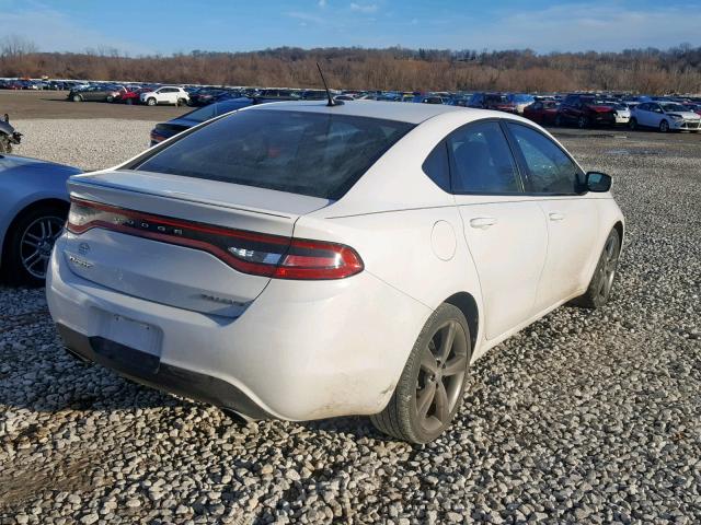 1C3CDFBA9DD219293 - 2013 DODGE DART SXT WHITE photo 4