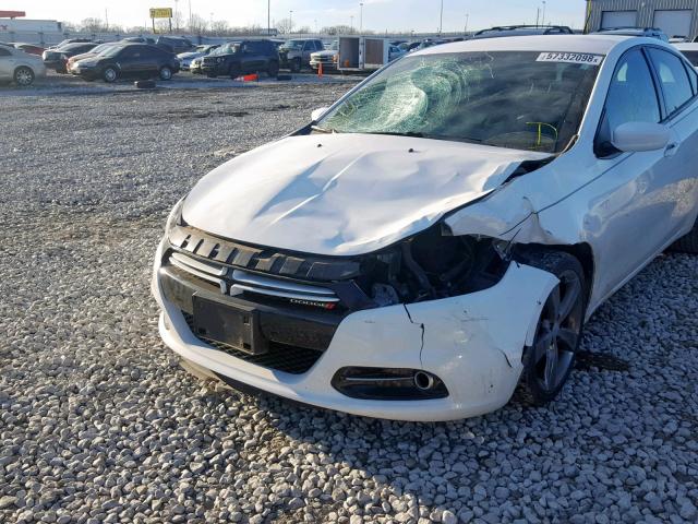 1C3CDFBA9DD219293 - 2013 DODGE DART SXT WHITE photo 9