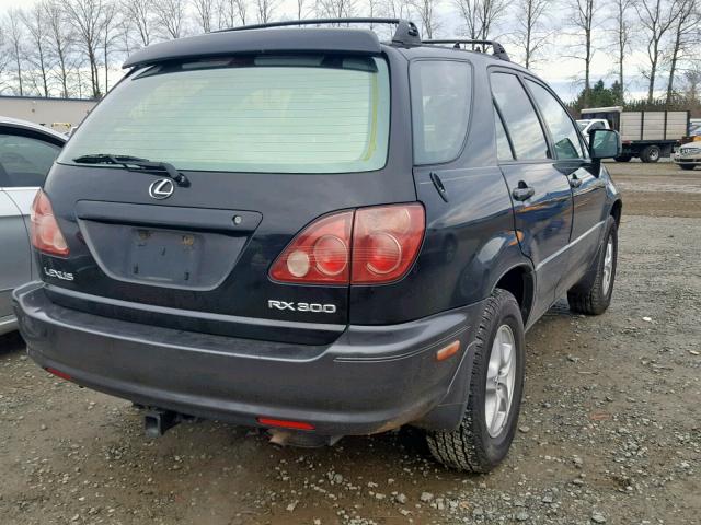 JT6HF10U3X0016642 - 1999 LEXUS RX 300 BLACK photo 4