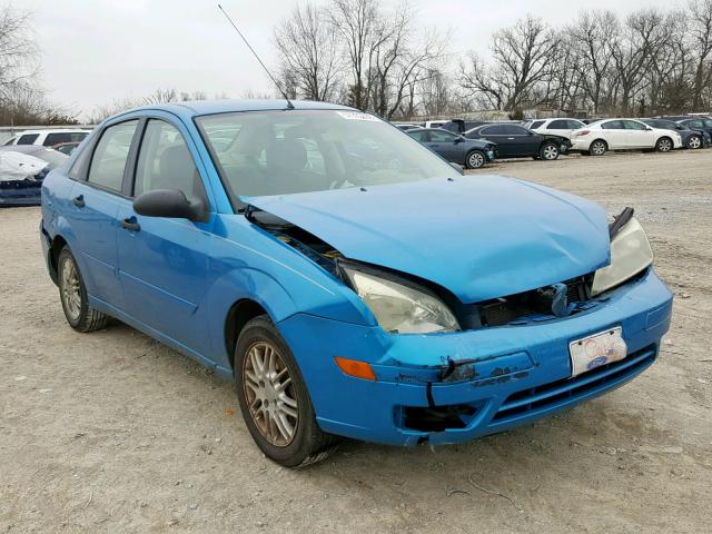 1FAFP34N47W267491 - 2007 FORD FOCUS ZX4 BLUE photo 1