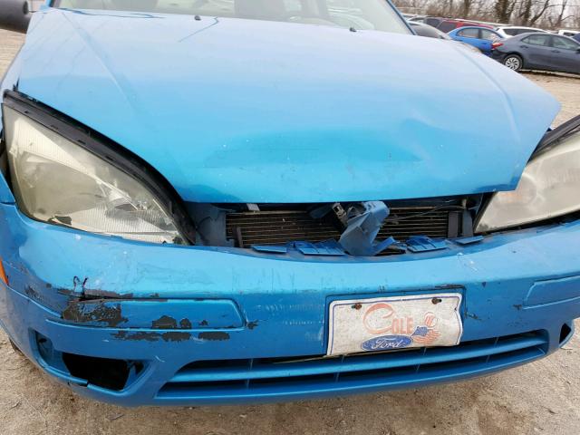 1FAFP34N47W267491 - 2007 FORD FOCUS ZX4 BLUE photo 9