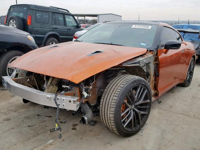 JN1AR5EF5HM821154 - 2017 NISSAN GT-R PREMI ORANGE photo 2