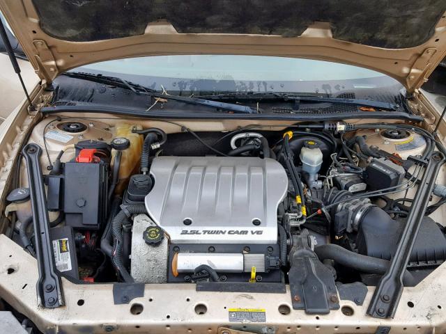 1G3WH52H22F201384 - 2002 OLDSMOBILE INTRIGUE G GOLD photo 7
