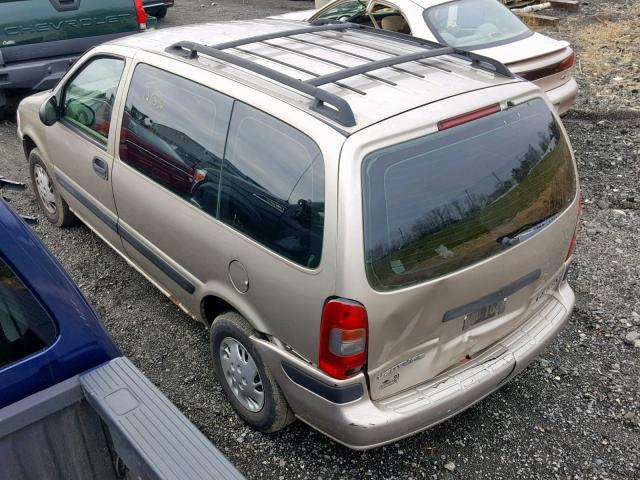 1GNDU06E6XD174464 - 1999 CHEVROLET VENTURE BEIGE photo 3