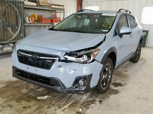 JF2GTADC1JH290849 - 2018 SUBARU CROSSTREK BLUE photo 2