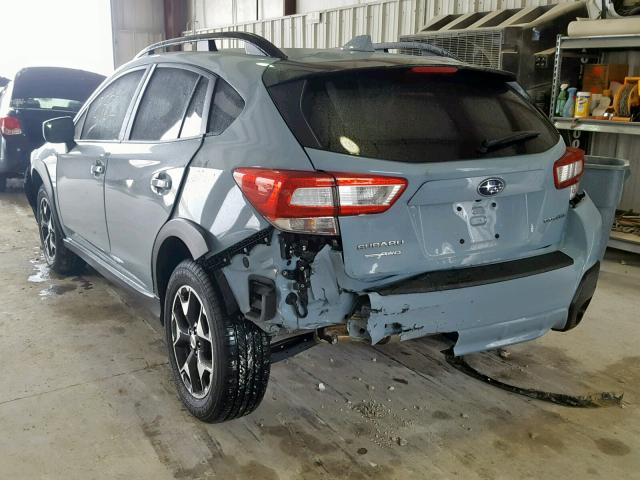 JF2GTADC1JH290849 - 2018 SUBARU CROSSTREK BLUE photo 3