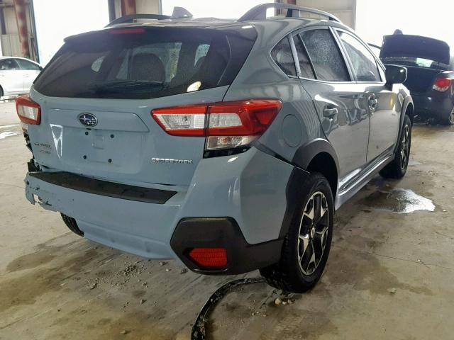 JF2GTADC1JH290849 - 2018 SUBARU CROSSTREK BLUE photo 4