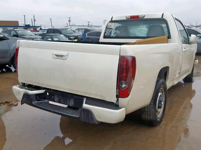 1GCCS146158290267 - 2005 CHEVROLET COLORADO WHITE photo 4