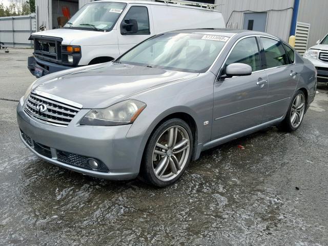 JNKBY01E67M401162 - 2007 INFINITI M45 BASE SILVER photo 2