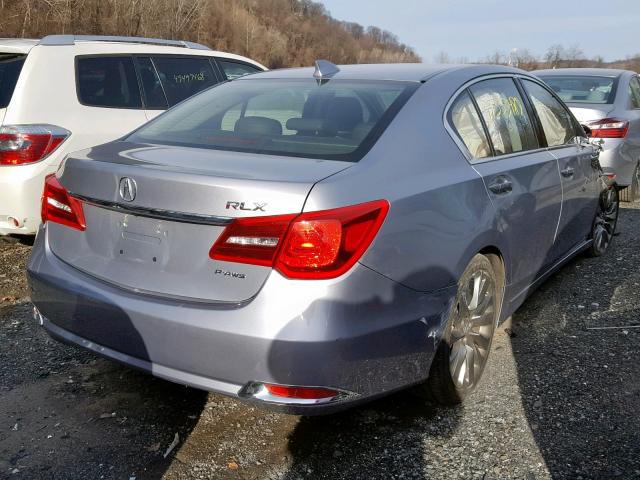 JH4KC1F53GC001384 - 2016 ACURA RLX TECH GRAY photo 4