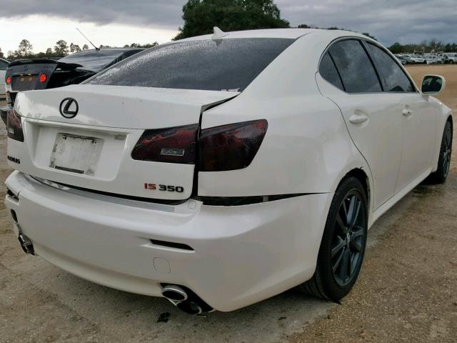 JTHBE262262002178 - 2006 LEXUS IS 350 WHITE photo 4