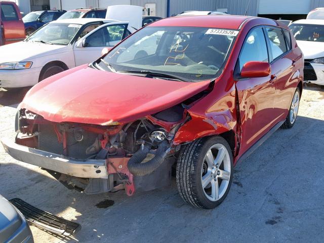 5Y2SP67049Z466939 - 2009 PONTIAC VIBE RED photo 2