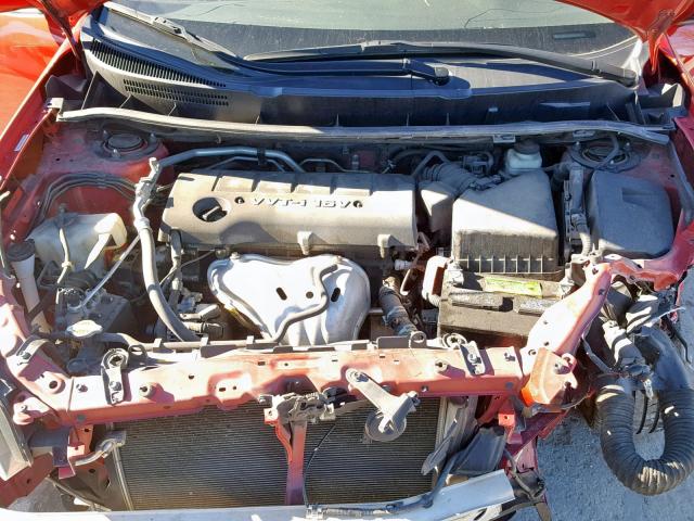 5Y2SP67049Z466939 - 2009 PONTIAC VIBE RED photo 7