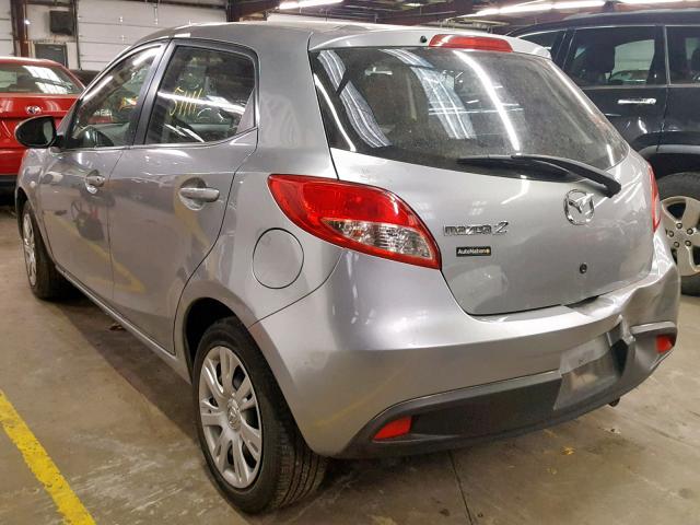 JM1DE1KY7E0172013 - 2014 MAZDA MAZDA2 SPO GRAY photo 3