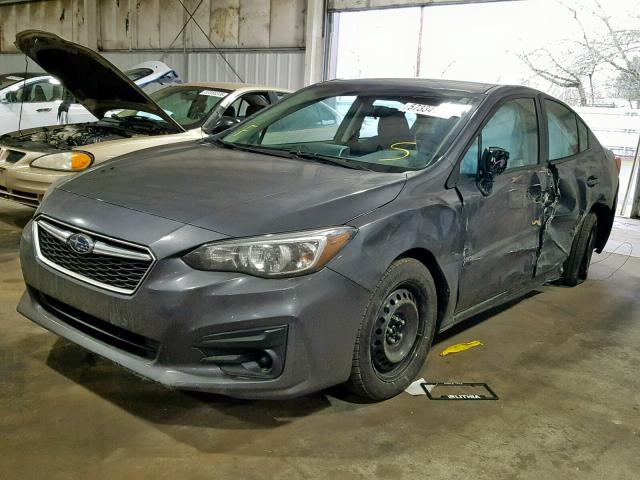 4S3GKAA62J3619197 - 2018 SUBARU IMPREZA GRAY photo 2