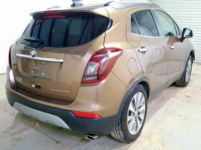 KL4CJASB2HB064372 - 2017 BUICK ENCORE PRE BROWN photo 4