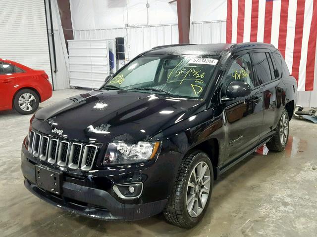 1C4NJCBA4GD703209 - 2016 JEEP COMPASS SP შავი ფოტო 2