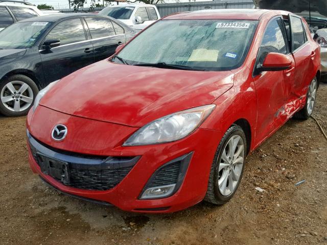 JM1BL1K52B1408429 - 2011 MAZDA 3 S RED photo 2