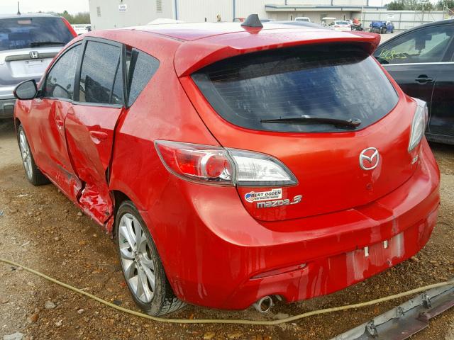 JM1BL1K52B1408429 - 2011 MAZDA 3 S RED photo 3