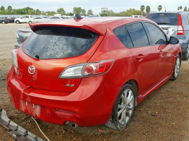 JM1BL1K52B1408429 - 2011 MAZDA 3 S RED photo 4