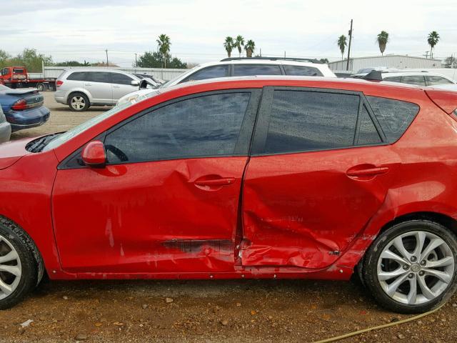 JM1BL1K52B1408429 - 2011 MAZDA 3 S RED photo 9