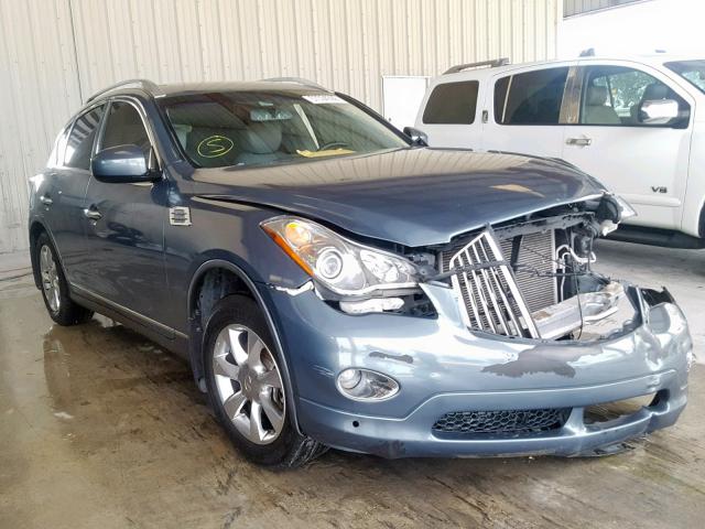 JNKAJ09E68M305635 - 2008 INFINITI EX35 BASE BLUE photo 1