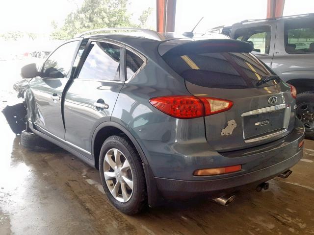 JNKAJ09E68M305635 - 2008 INFINITI EX35 BASE BLUE photo 3