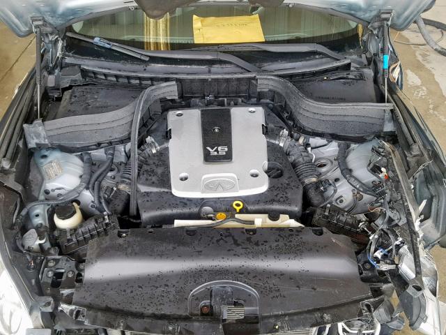 JNKAJ09E68M305635 - 2008 INFINITI EX35 BASE BLUE photo 7