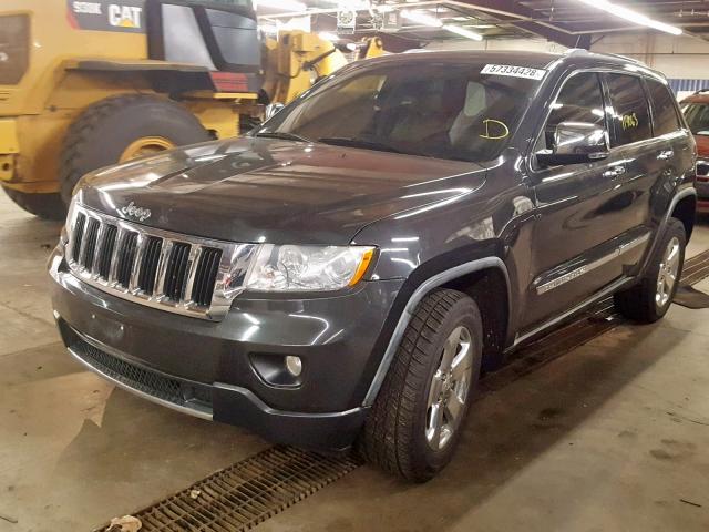 1J4RS5GT1BC564458 - 2011 JEEP GRAND CHER GRAY photo 2