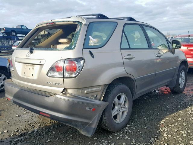 JTJHF10U230302143 - 2003 LEXUS RX 300 GOLD photo 4