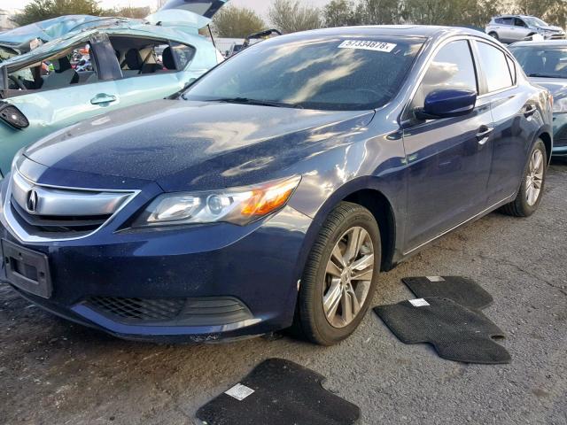 19VDE1F35DE020275 - 2013 ACURA ILX 20 BLUE photo 2