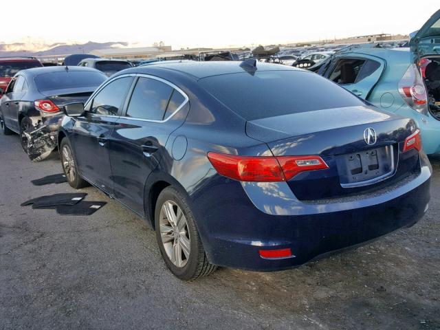 19VDE1F35DE020275 - 2013 ACURA ILX 20 BLUE photo 3