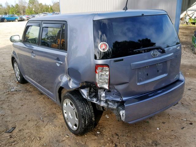 JTLKE50E091093374 - 2009 TOYOTA SCION XB TEAL photo 3