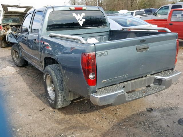 1GCCS139978207263 - 2007 CHEVROLET COLORADO BLUE photo 3