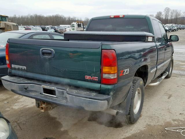 2GTEK19VX21255508 - 2002 GMC NEW SIERRA GREEN photo 4