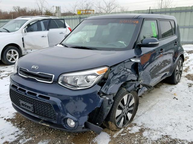 KNDJX3A51E7104765 - 2014 KIA SOUL ! BLUE photo 2