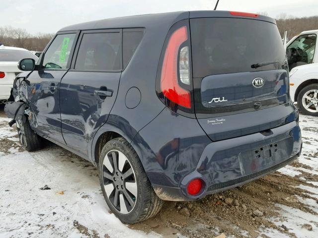 KNDJX3A51E7104765 - 2014 KIA SOUL ! BLUE photo 3