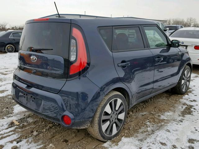 KNDJX3A51E7104765 - 2014 KIA SOUL ! BLUE photo 4