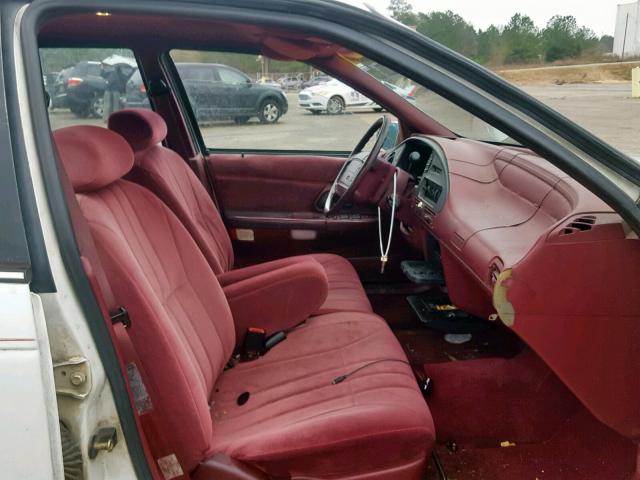 1FACP52U9NA264301 - 1992 FORD TAURUS GL WHITE photo 5