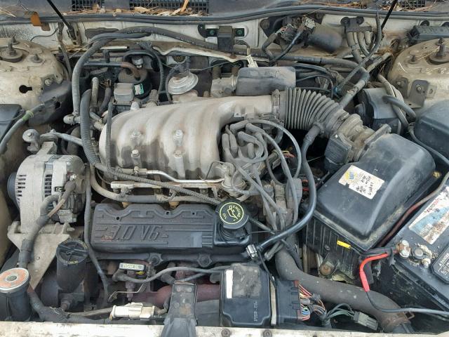 1FACP52U9NA264301 - 1992 FORD TAURUS GL WHITE photo 7