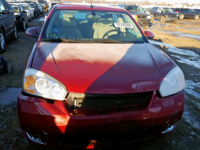 1G1ZU57N77F208936 - 2007 CHEVROLET MALIBU LTZ RED photo 10