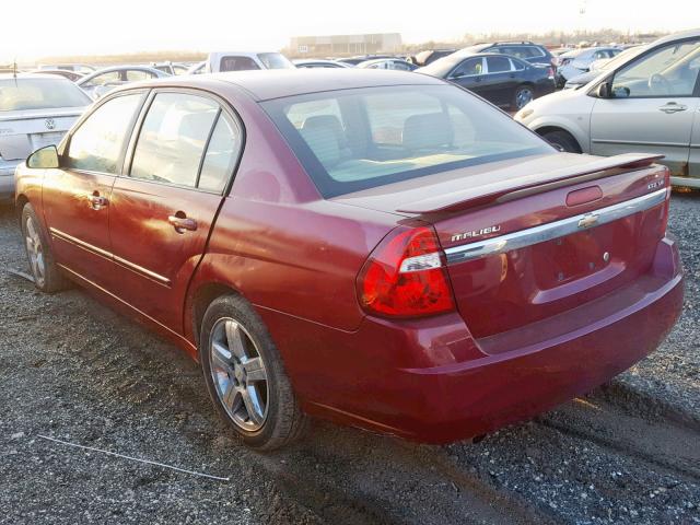 1G1ZU57N77F208936 - 2007 CHEVROLET MALIBU LTZ RED photo 3