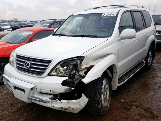 JTJBT20X960113458 - 2006 LEXUS GX 470 WHITE photo 2