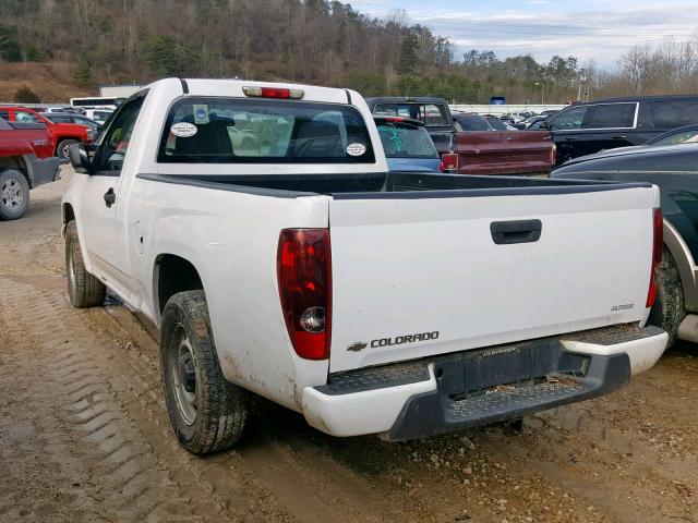 1GCCSBD97A8114706 - 2010 CHEVROLET COLORADO WHITE photo 3