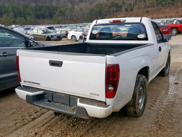 1GCCSBD97A8114706 - 2010 CHEVROLET COLORADO WHITE photo 4